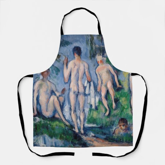 Tablier Paul Cezanne - Groupe des Bathères (Recto)