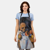 Tablier Paul Cezanne - La vie morte avec le crâne (Porté)