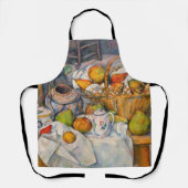 Tablier Paul Cezanne - La vie morte avec panier (Recto)