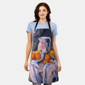 Tablier Paul Cezanne - La vie morte avec un rideau (Porté)