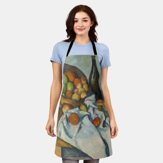 Tablier Paul Cezanne - Le panier des pommes (Porté)