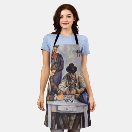 Tablier Paul Cezanne - Les Joueurs De Cartes (Porté)