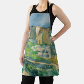 Tablier Paul Cezanne - Maisons en Provence, Vallée du Riau (Insitu)