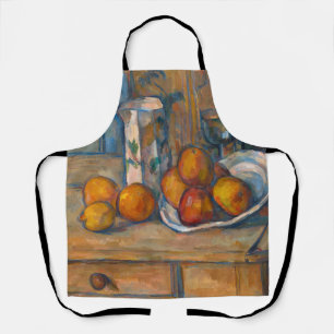 Tablier Paul Cezanne - Nature morte avec pot à lait et fru