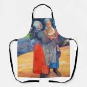 Tablier Paul Gauguin - Paysannes Bretonnes (Recto)