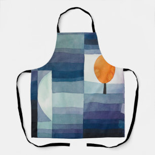 Tablier Paul Klee Messager de l'automne Bleu Moderne Abstr