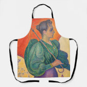 Tablier Paul Signac - Femme avec un parasol (Recto)