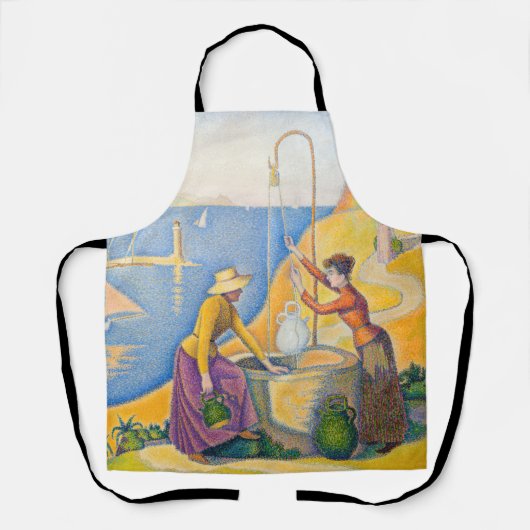 Tablier Paul Signac - Femmes dans le puits (Recto)