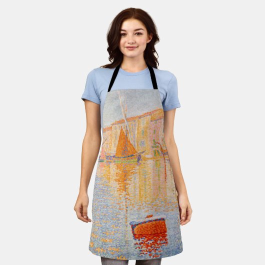 Tablier Paul Signac - La Bouée Rouge, Saint-Tropez (Porté)