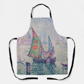 Tablier Paul Signac - La Voile verte (Recto)
