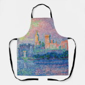 Tablier Paul Signac - Le Palais Pape, Avignon (Recto)