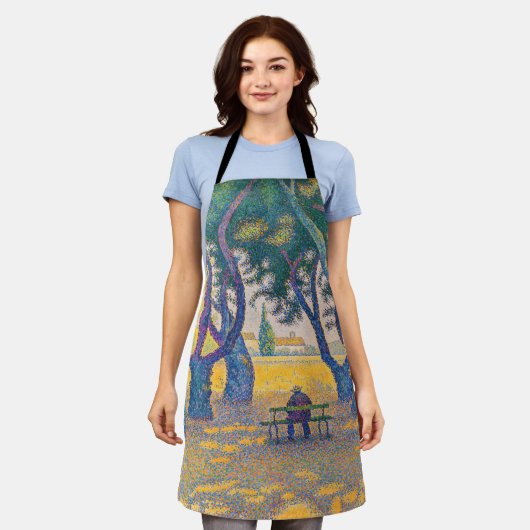 Tablier Paul Signac - Place des Lices, Saint-Tropez (Porté)