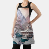 Tablier Pavillon de découpe de papier Paysage (Insitu)