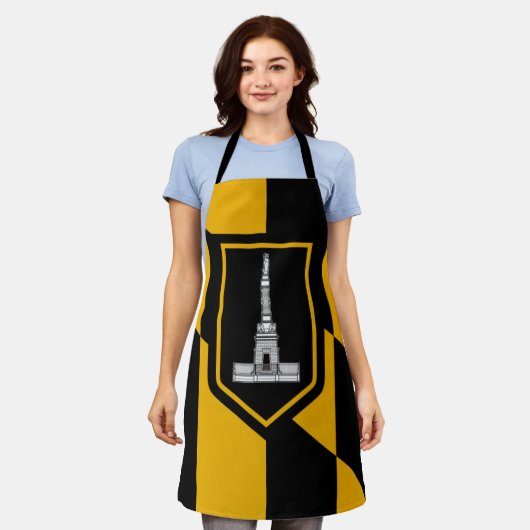 Tablier Pavillon de la ville de Baltimore Apron (Porté)