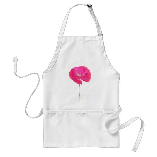 Tablier pavot rose (Devant)