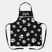 Tablier Paw chien blanc (Recto)