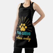 Tablier Paw-sitive Vibes Only cat lover (Insitu)