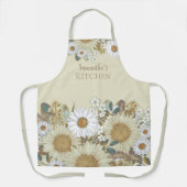 Tablier Pays Floral Nom des femmes Apron (Recto)