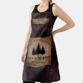 Tablier Pays moderne Nom de famille Cabine dans Wood Head  (Insitu)