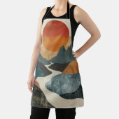 Tablier Paysage Abstrait de Boho (5) (Insitu)