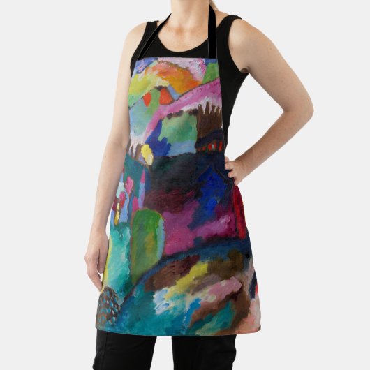 Tablier Paysage avec rein d'usine, Wassily Kandinsky (Insitu)