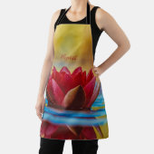 Tablier Paysage de fleurs de Lotus rouges, Zen (Insitu)