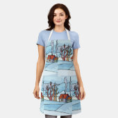 Tablier Paysage de la maison d'hiver (Porté)