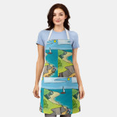 Tablier Paysage de la voile (Porté)