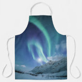 Tablier Paysage des aurores boréales (Recto)
