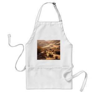Tablier Paysage désertique au coucher du soleil
