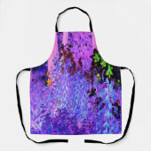 Tablier Paysage éffrayant de Jardin Lily et Noir (Recto)