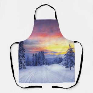 Tablier Paysage hivernal
