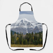 Tablier Paysage pittoresque, Mont Robson canadien (Recto)