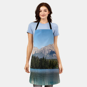 Tablier Paysage pittoresque, Montagne Pyramide canadienne