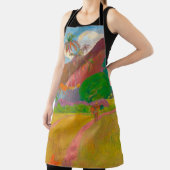Tablier Paysage tahitien Paul Gauguin Post-impressionniste (Insitu)