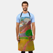 Tablier Paysage tahitien Paul Gauguin Post-impressionniste (Porté)