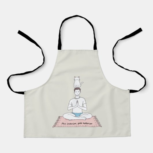 Tablier Paz Interior, Gato Exterior (Recto)