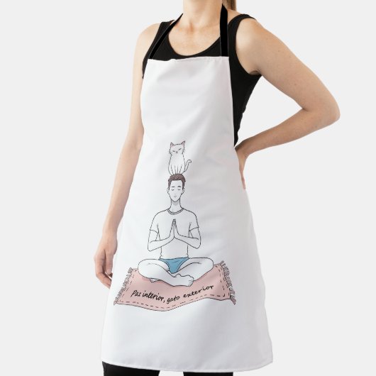 Tablier Paz Interior, Gato Exterior (Insitu)