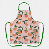 Tablier Peach Orange Juice Motif (Recto)