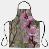 Tablier Peach petal flower apron (Recto)