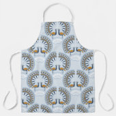 Tablier Peacock Art déco rétro (Recto)