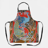 Tablier Peacock Art Nouveau Vivif (Recto)