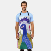 Tablier Peacock coloré (Porté)