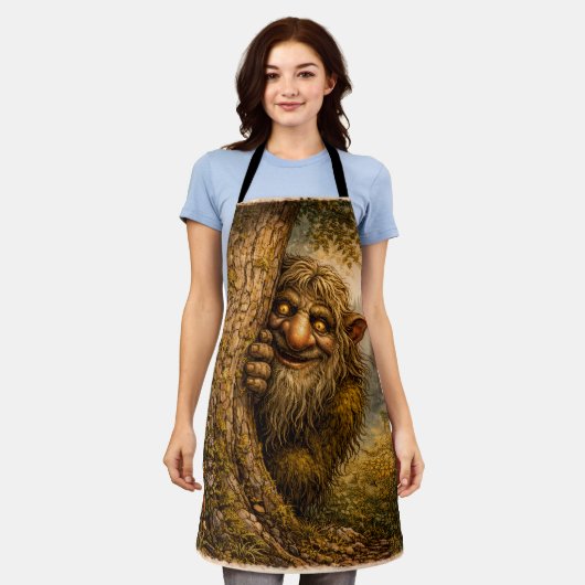 Tablier Peaking Norwegian Troll, Apron (Porté)