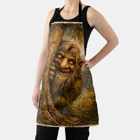 Tablier Peaking Norwegian Troll, Apron (Insitu)