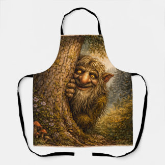 Tablier Peaking Norwegian Troll, Apron
