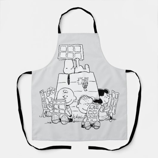 Tablier Peanuts Gang Lecture Comics (Recto)