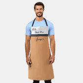 Tablier Pearl Black Watusi Tacao Mariage Apron Best Man (Porté)