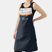 Tablier Pearl Black Watusi Tacao Mariage Apron Père (Insitu)