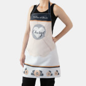 Tablier Pearl Black Watusi Tacao Mère de la mariée Apron (Insitu)